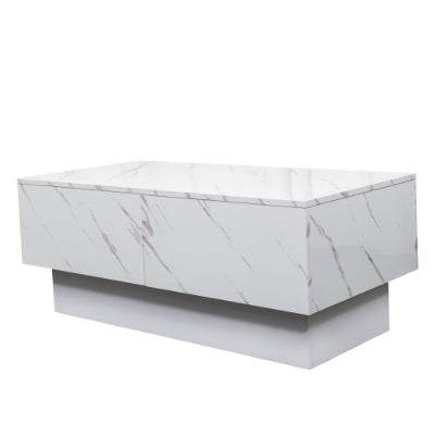 White Sliding Coffee Table