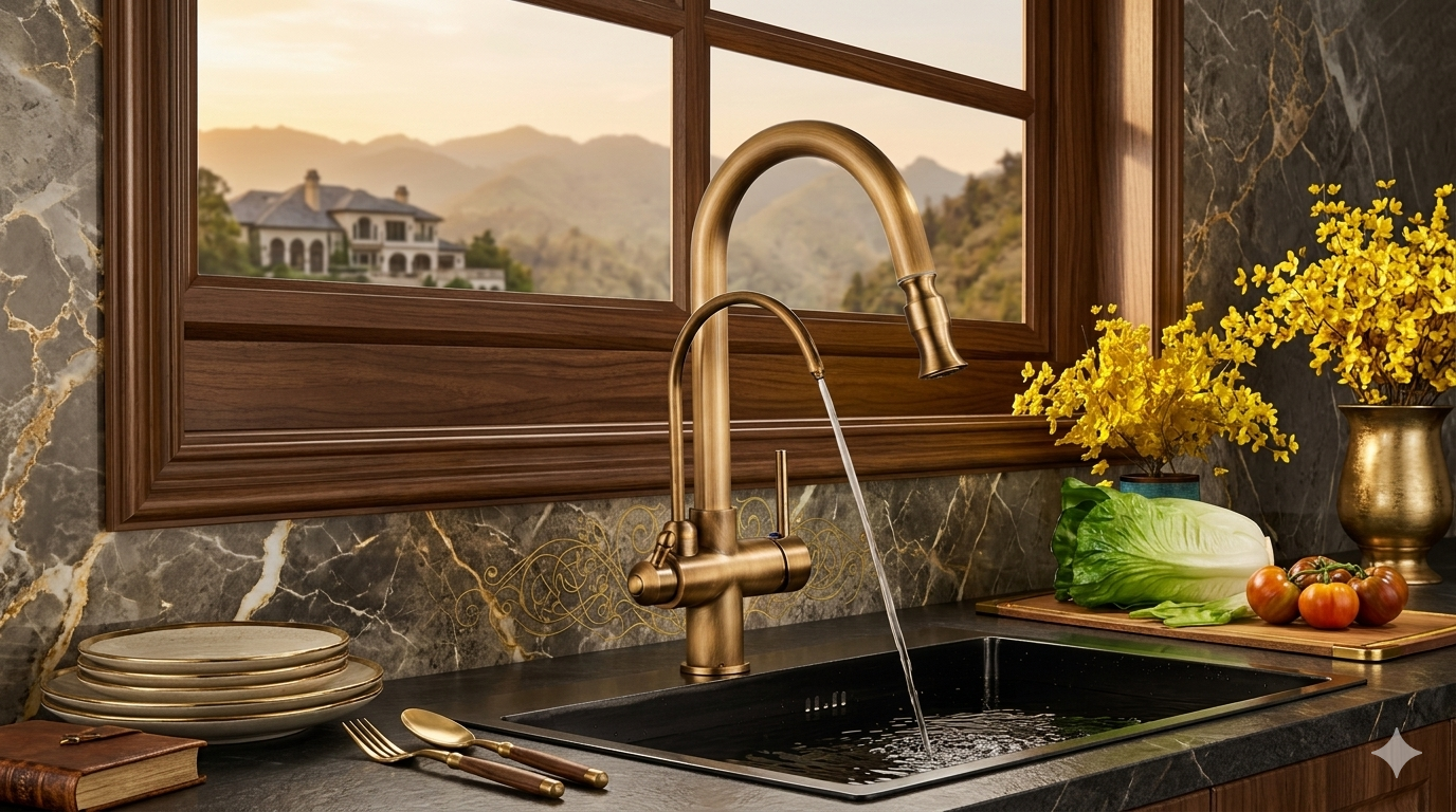filtered water kitchen faucet