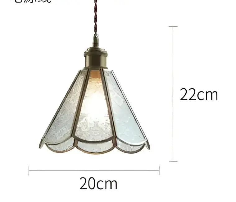 Floral green glass pendant lights with frosted shade and brass trim designed for living room pendant lights