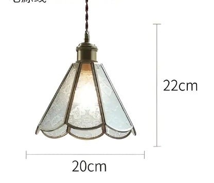 Floral green glass pendant lights with frosted shade and brass trim designed for living room pendant lights