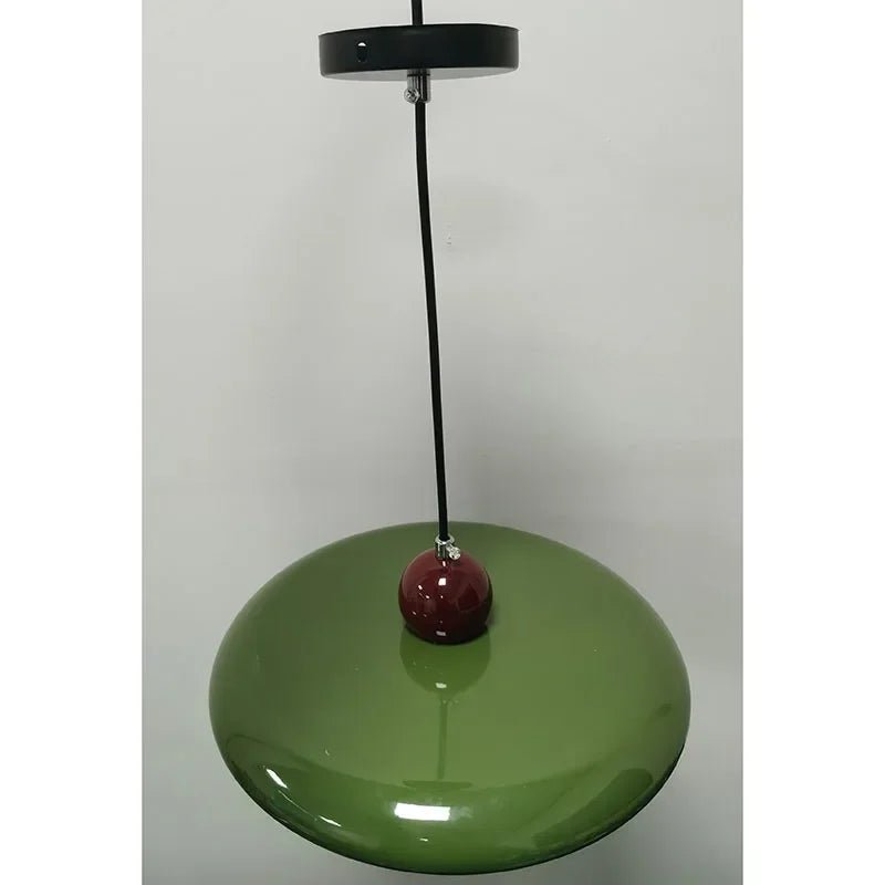 French Cream Flying Saucer Metal Pendant Light - Decorbites