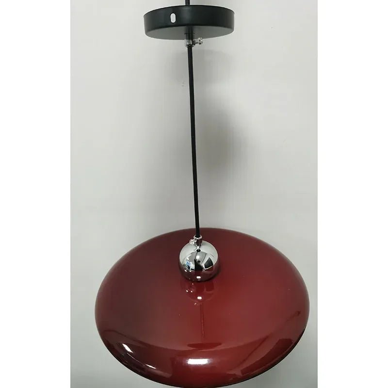French Cream Flying Saucer Metal Pendant Light - Decorbites