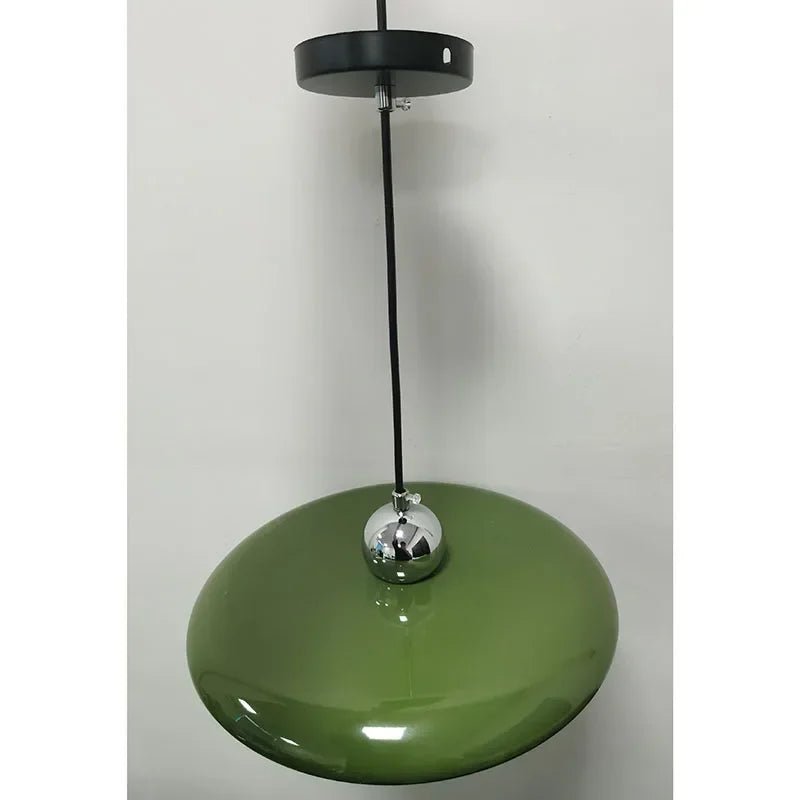 French Cream Flying Saucer Metal Pendant Light - Decorbites