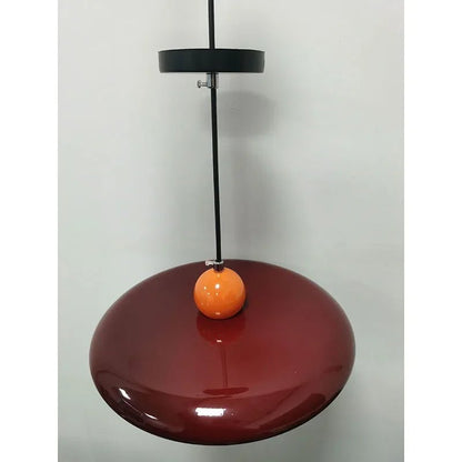 French Cream Flying Saucer Metal Pendant Light - Decorbites