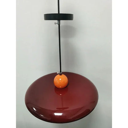 French Cream Flying Saucer Metal Pendant Light - Decorbites