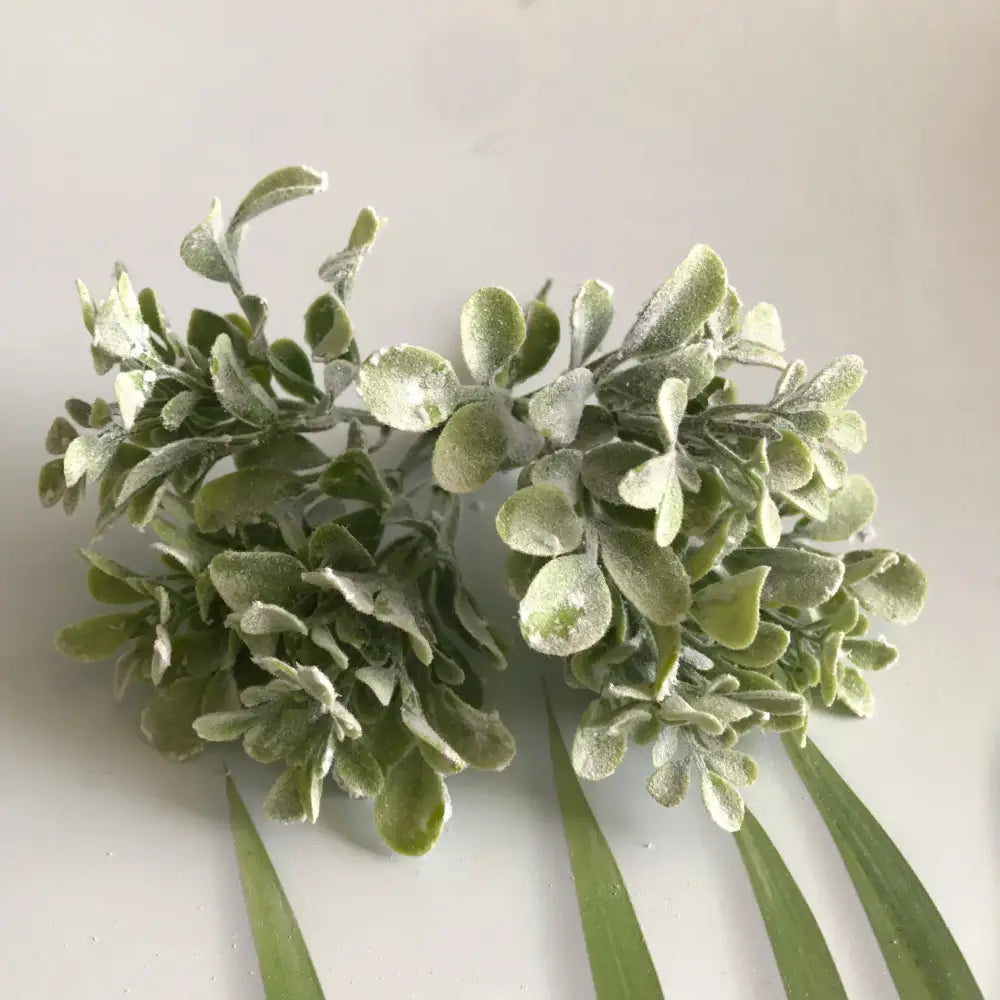 Frosted greenery berry stamen bundle with faux green foliage and textured finish for living room decorbites greenery berry decor