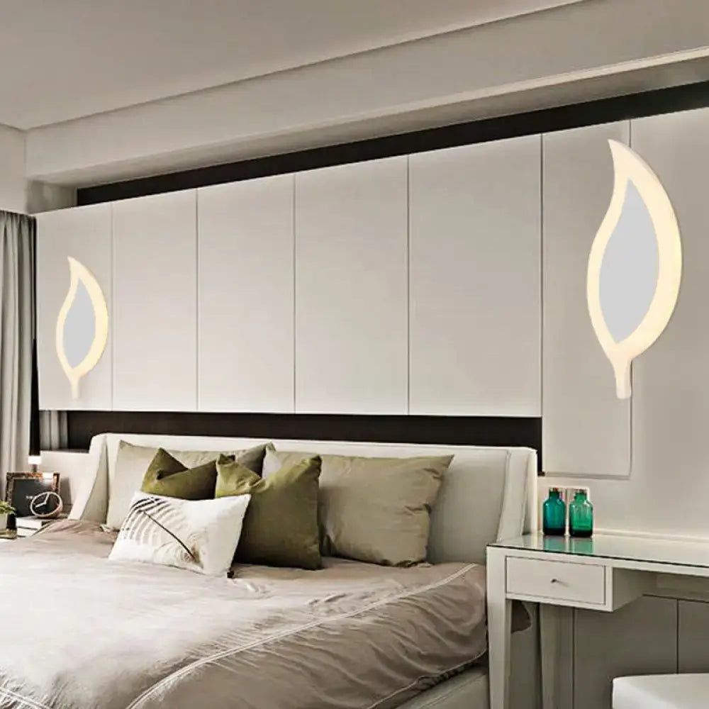 Modern gold and brown crescent led wall light with warm glow designed for children’s bedroom wall lights