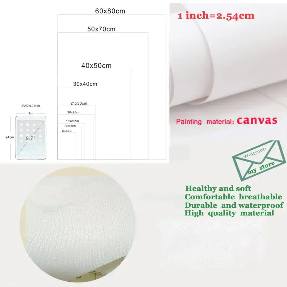 White canvas painting material for decorbites grand budapest hotel minimalist wall art set durable soft breathable waterproof