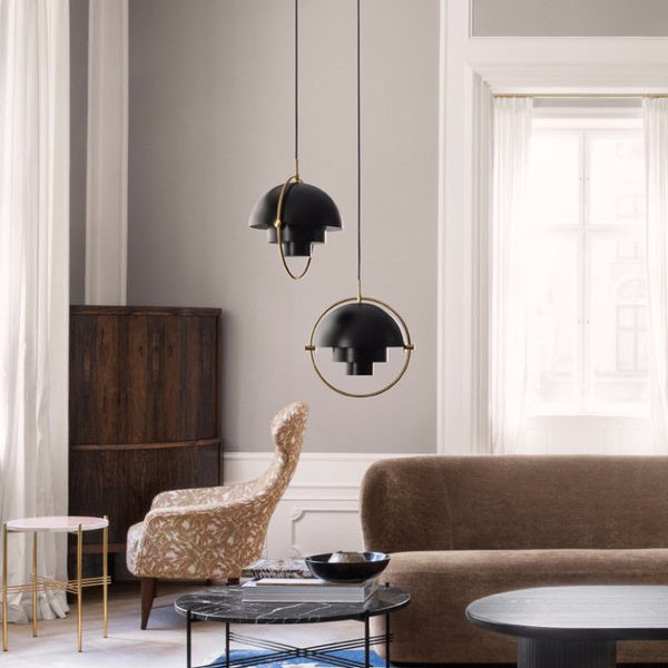 Gold Half Circle Chandelier