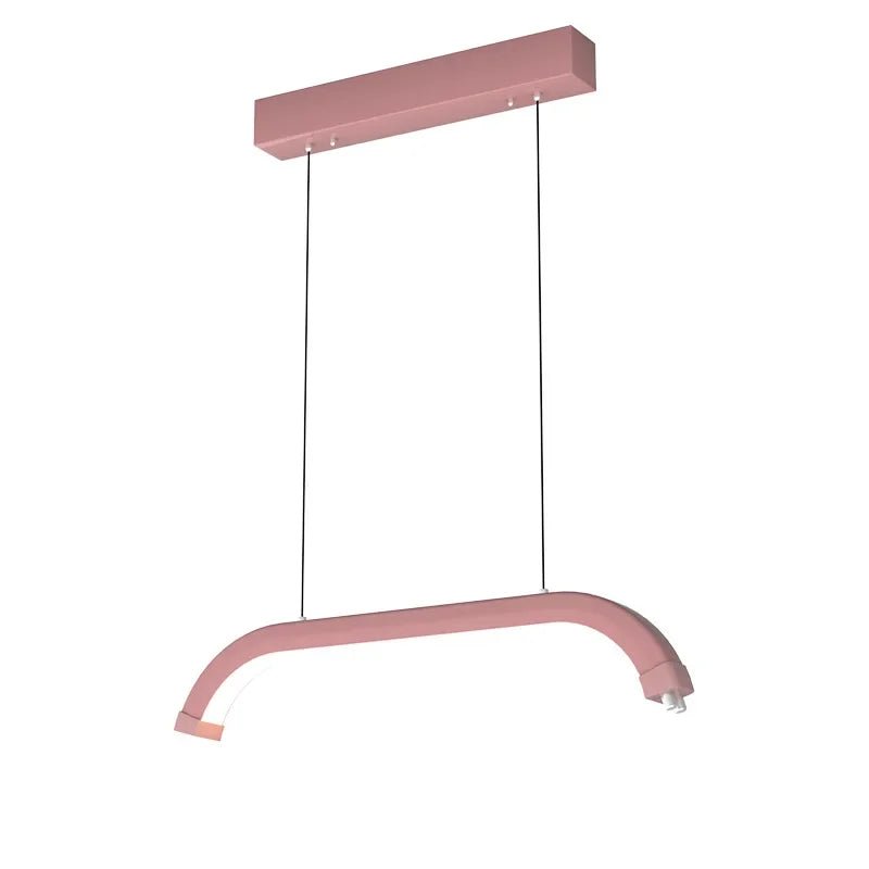 Half Moon Dimmable LED Pendant Light for Beauty Studio - Decorbites