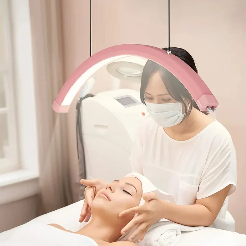 Half Moon Dimmable LED Pendant Light for Beauty Studio - Decorbites