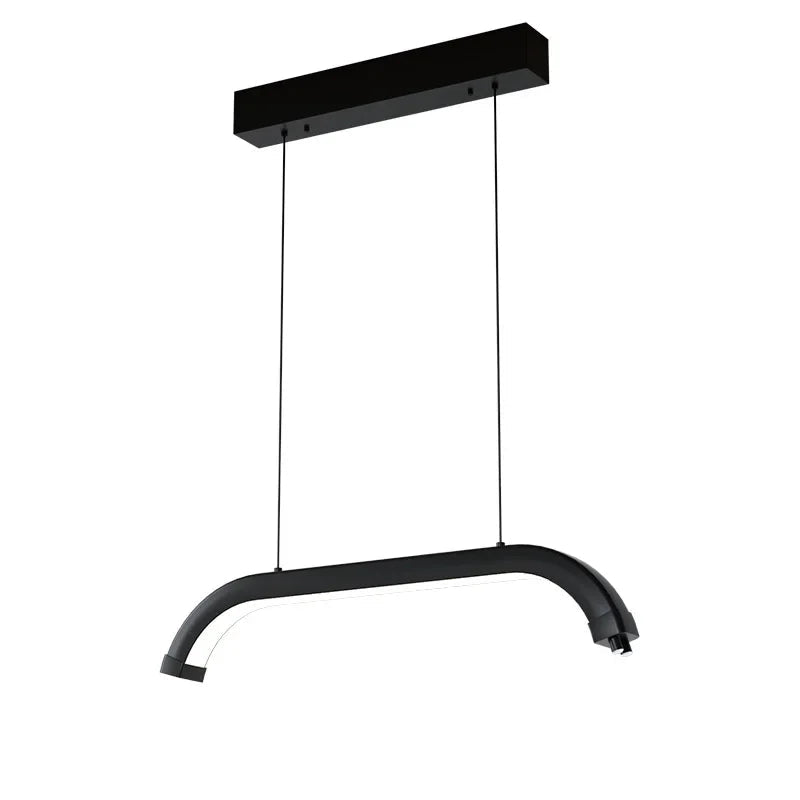 Half Moon Dimmable LED Pendant Light for Beauty Studio - Decorbites