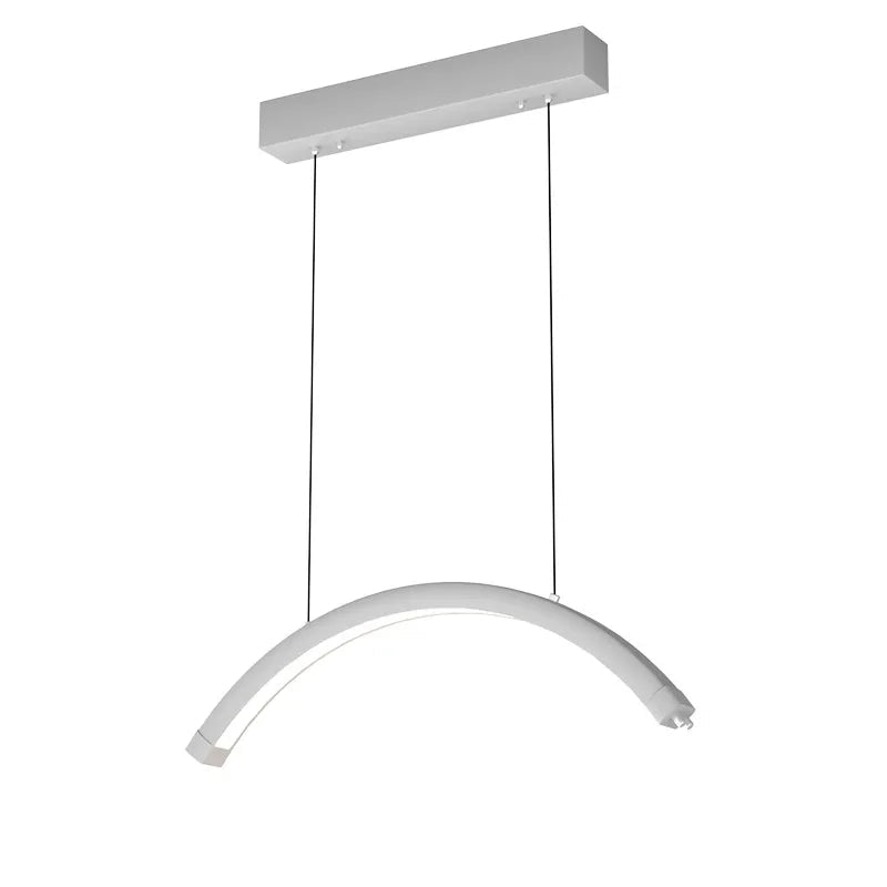 Half Moon Dimmable LED Pendant Light for Beauty Studio - Decorbites
