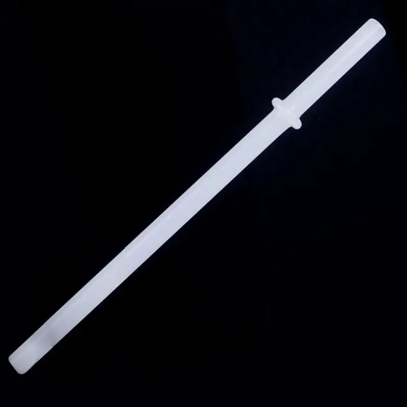 White plastic sword-shaped straw with minimalist design for decorbites glass straws kitchen drinkware set