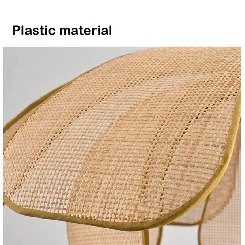 Hand-Woven Natural Rattan Petal Pendant Light - Decorbites