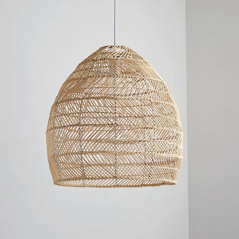 Handmade Chinese Style Rattan Pendant Light - Decorbites