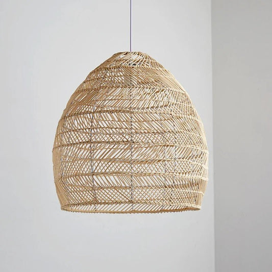 Handmade Chinese Style Rattan Pendant Light - Decorbites
