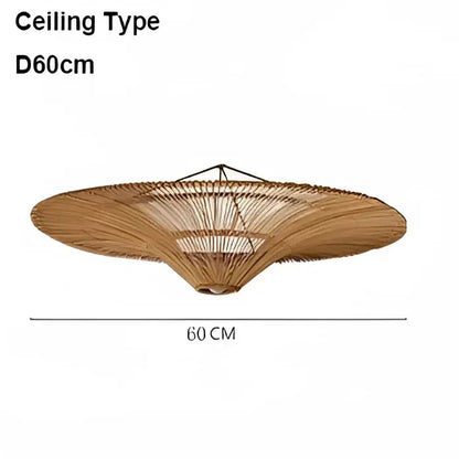 Handmade rattan wicker chandelier with natural beige woven bamboo ceiling fan and wide canopy for dining room decorbites handmade rattan