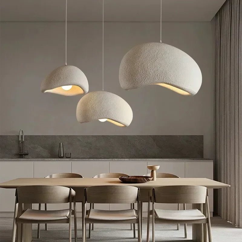 Handmade Wabi Sabi Resin Pendant Light - Decorbites