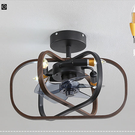 Metal Nordic Fan Lamp