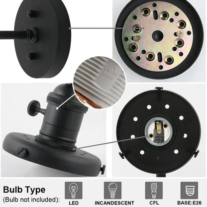 Industrial black glass canopy wall sconce with matte finish and adjustable mounting for decorbites industrial glass decor