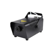 Industrial black and white 400w wireless remote fog machine with perforated ventilation panels for party decor