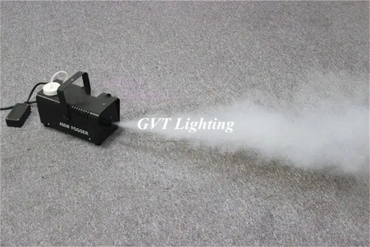 Industrial black and white 400w wireless remote fog machine fogger emitting thick white mist for party decor