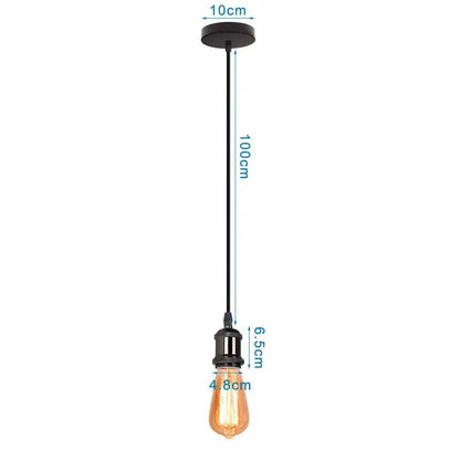 Black iron dome industrial pendant light with vintage edison bulb for kitchen cafe decor by decorbites iron dome