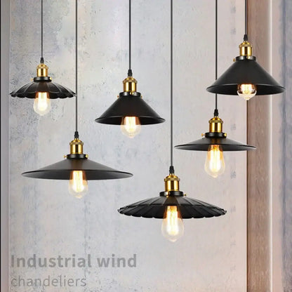 Black and brass industrial loft chandelier pendant light with exposed filament bulbs for dining room decorbites industrial loft