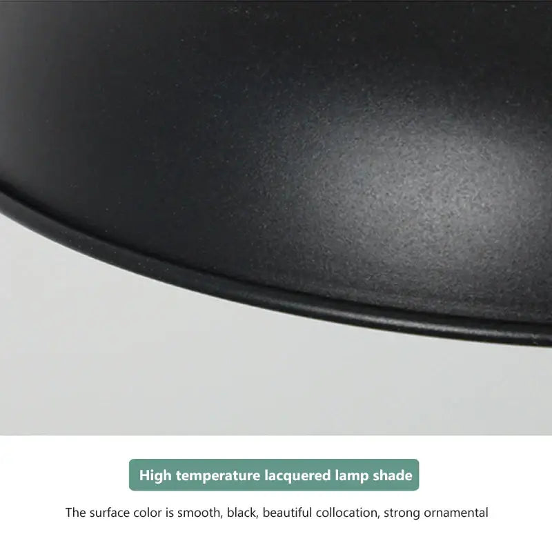 Industrial matte black electric food heat preservation lamp with high-temperature lacquered smooth matte shade