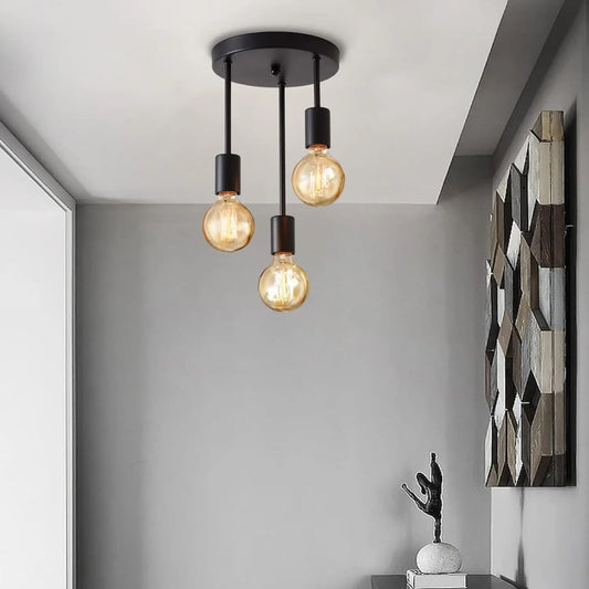 Industrial Metal Countryside Pendant Light