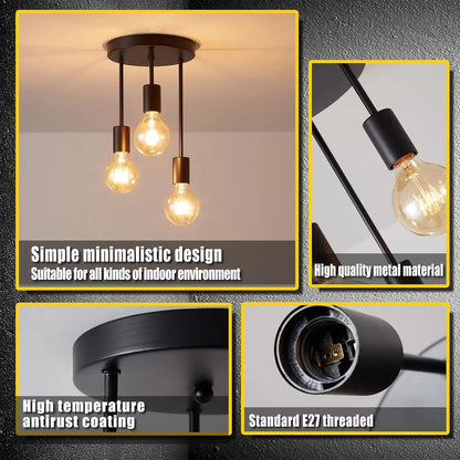 Industrial Metal Countryside Pendant Light - Decorbites