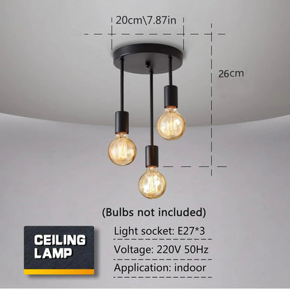 Industrial Metal Countryside Pendant Light - Decorbites