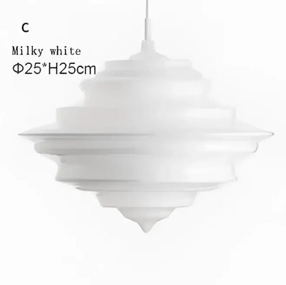 Milky white tiered pendant lamp with sleek modern design for dining room decorbites industrial vintage glass pendant lamp