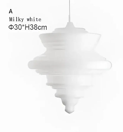 Milky white tiered pendant lamp with sleek modern design for industrial vintage glass decorbites dining room lighting