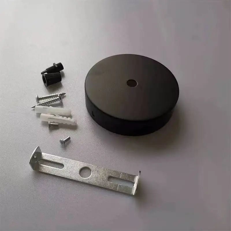 Italian Linear Black Metal & Acrylic Pendant Light - Decorbites