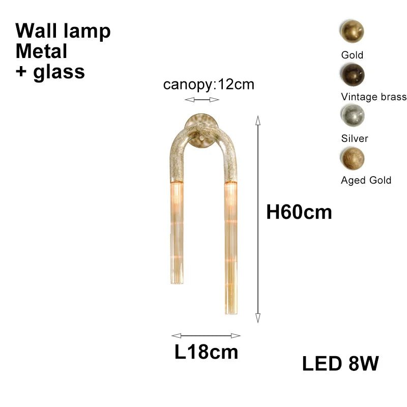 Italian Postmodern Retro Glass Pendant Light Dimmable - Decorbites