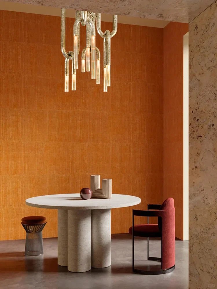 Italian Postmodern Retro Glass Pendant Light Dimmable - Decorbites
