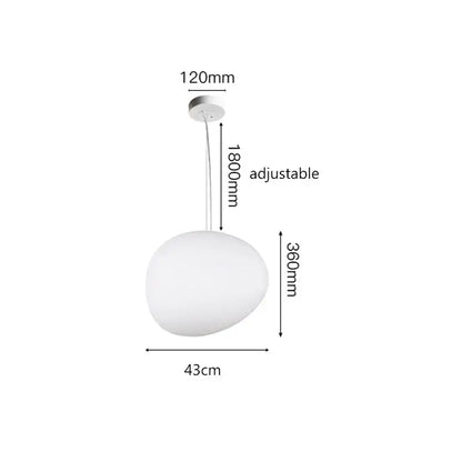 Italian style white bubble glass pendant lamp with adjustable silver chain decorbites gregg pendant lamp for kitchen light