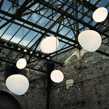 Italian style white bubble glass pendant lamp with spherical lights hanging from metal frame for kitchen decorbites gregg pendant