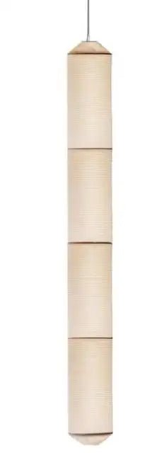 Japandi White Rice Paper Akari Pendant Light - Decorbites