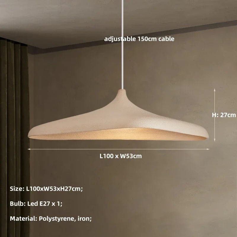 Japanese Wabi-Sabi Brown Pendant Light - Decorbites