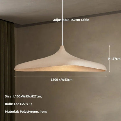 Japanese Wabi-Sabi Brown Pendant Light - Decorbites