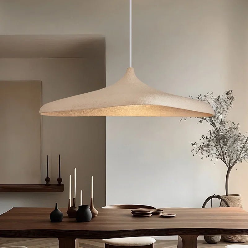 Japanese Wabi-Sabi Brown Pendant Light - Decorbites