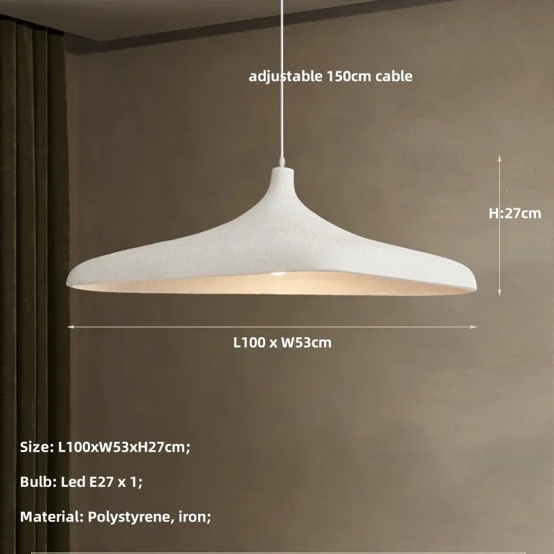 Japanese Wabi-Sabi Brown Pendant Light - Decorbites