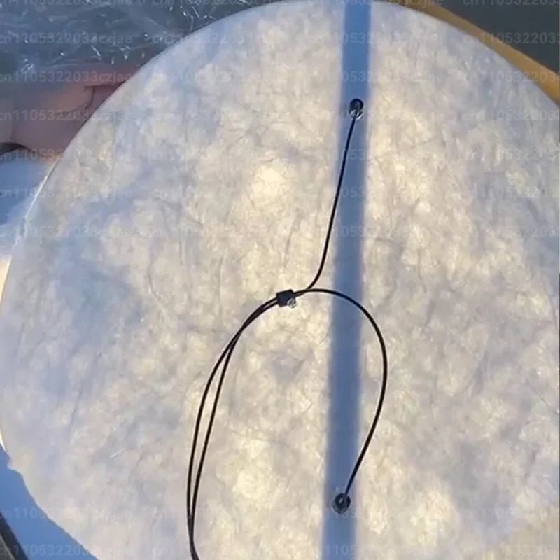 Japanese Wabi-Sabi Silk Tyvek Pendant Light - Decorbites