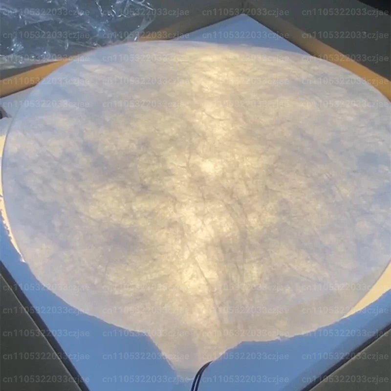 Japanese Wabi-Sabi Silk Tyvek Pendant Light - Decorbites