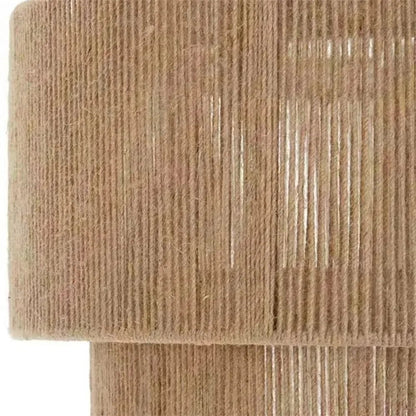 Japanese Wicker Rope Pendant Light in Brown, 45Cm - Decorbites