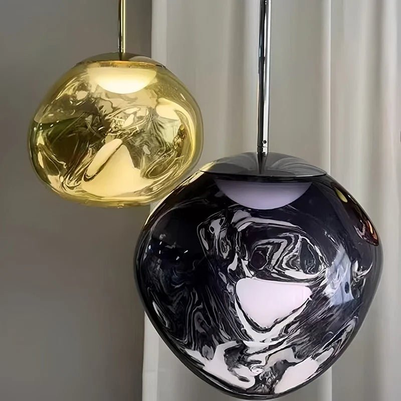 Lava Acrylic Pendant Light With Polished Chrome Finish - Decorbites