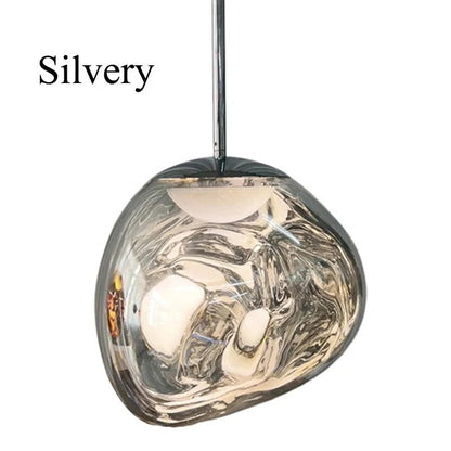Lava Acrylic Pendant Light With Polished Chrome Finish - Decorbites